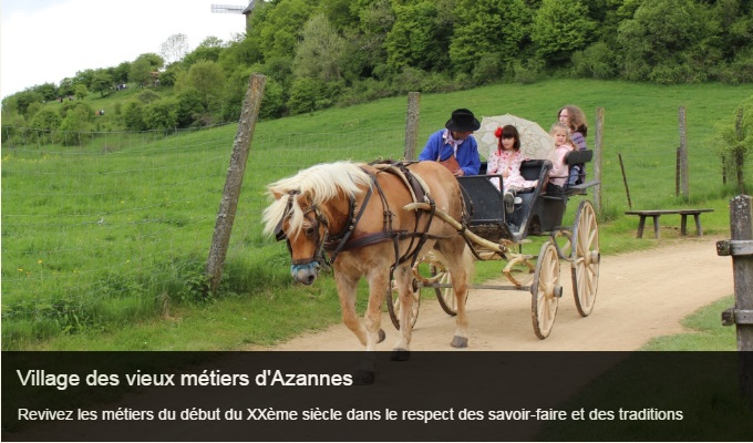 Cliquez sur l'image pour accéder à la fiche sortie du village des vieux métiers d'Azannes