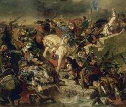 Bataille de Taillebourg - 21 juillet 1242 - Eugène Delacroix