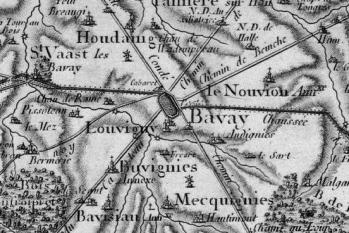 Pour localiser le forum antique de Bavay, cliquez sur la carte