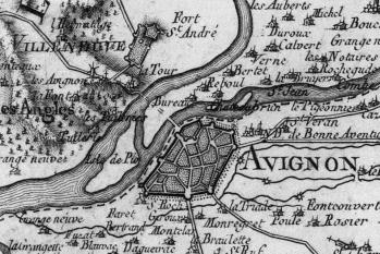 Pour localiser le palais des papes d'Avignon, cliquez sur la carte