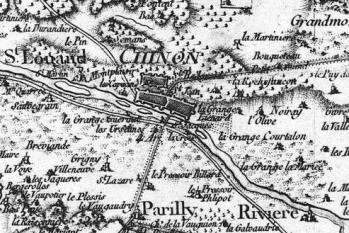 Pour localiser la forteresse Royale de Chinon, cliquez sur la carte