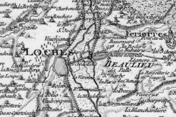 Pour localiser la cité Royale de Loches, cliquez sur la carte
