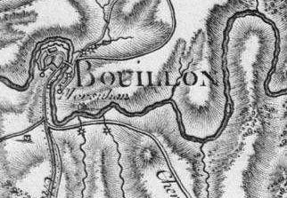 Pour localiser le château de Godefroy de Bouillon, cliquez sur la carte