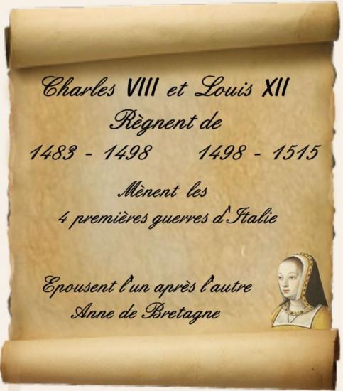 Charles VIII Louis XII et Anne de Bretagne