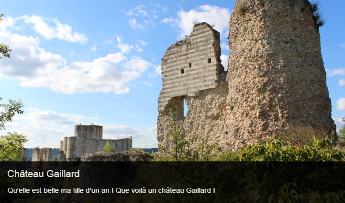 Cliquez sur l'image pour accéder à la fiche sortie de Château Gaillard