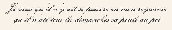 Citation d'Henri IV