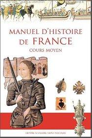 Manuel d'histoire de l'oeuvre scolaire St Nicolas