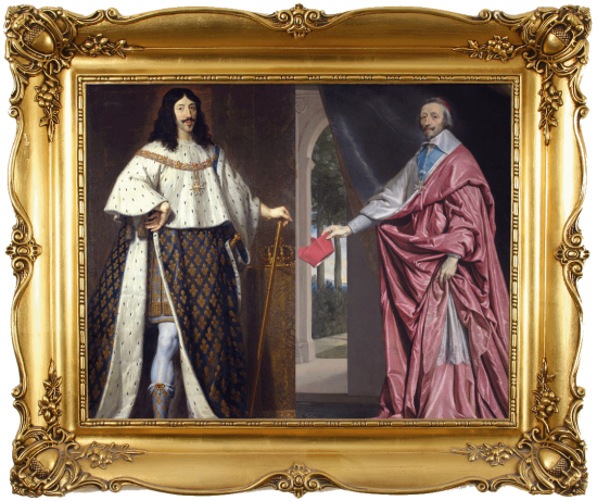 Louis XIII et le cardinal de Richelieu