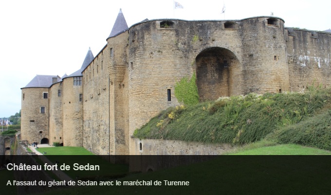 Cliquez sur l'image pour accéder à la fiche sortie de la forteresse de Sedan