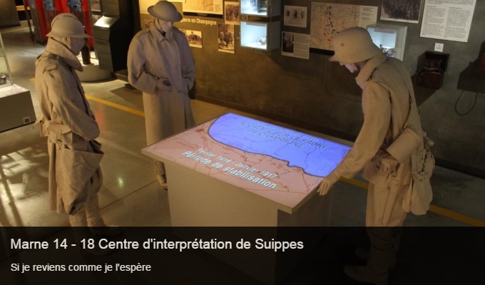 Cliquez sur l'image pour accéder à la fiche sortie du centre d'interprétation de Marne 14-18 de Suippes