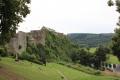 Vue de bas du château de Bouillon